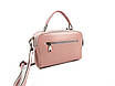 Жіноча сумка Galanty Натуральна шкіра 24 х 17 х 7 см Рожева, фото 10