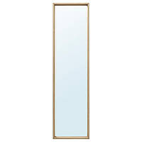 Зеркало IKEA NISSEDAL под беленый дуб, 40x150 см 803.908.68