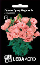 Насіння Еустома Супер Меджик F1 абрикосова 5шт ТМ LEDAAGRO, фото 1