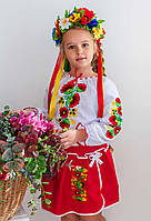 Український народний костюм для дівчинки