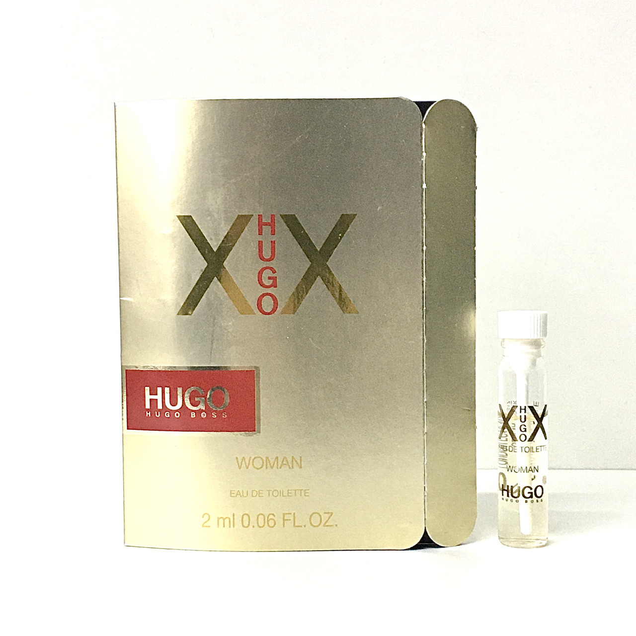 Оригінальний пробник жіночих парфумів Hugo Boss Hugo XX Women 2 мл (old version), квітковий фруктовий аромат