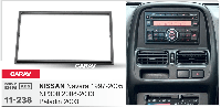 2-DIN переходная рамка NISSAN Navara 1997-2005; NP300 2008-2013; Paladin 2003+, CARAV 11-238