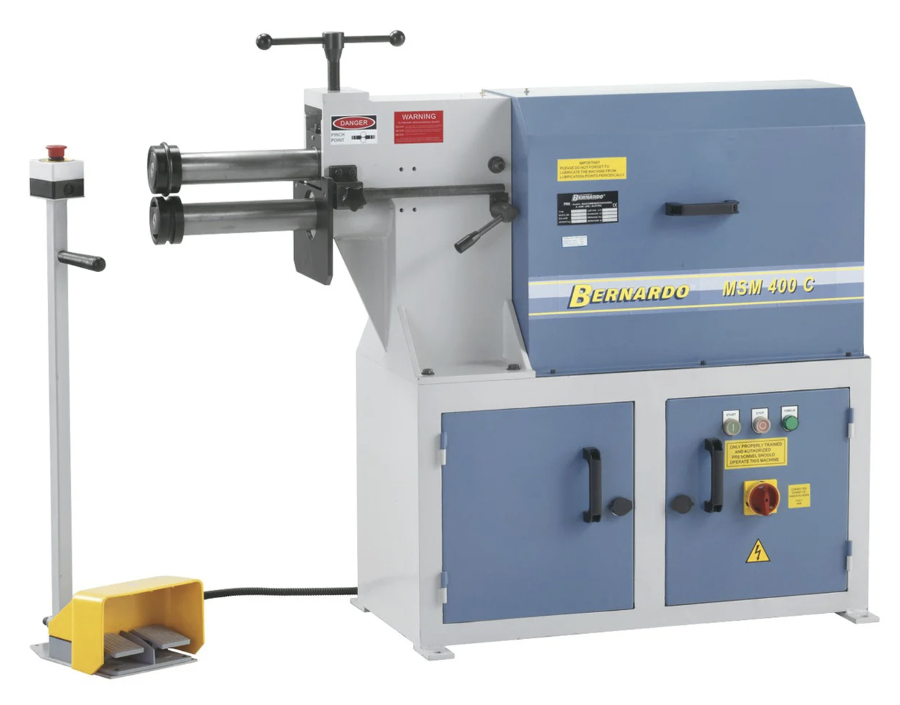 MSM 400 C ЗІГОВОЧНА МАШИНА ЭЛЕКТРОМЕХАНИЕСКАЯ Bernardo | зіговка електрична | зіг машина з електроприводом, фото 1