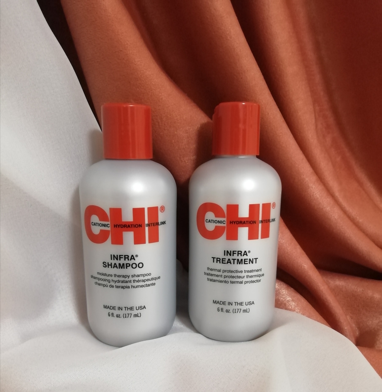 CHI Infra Набір (Shampoo 177 мл+Treatment 177 мл), фото 1