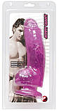 Фалоімітатор Jerry Giant Dildo Clear pink, фото 4