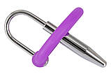 Ерекційне кільце Penis Plug+Silicone Glans Ring Dilator, фото 4