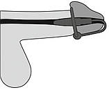 Ерекційне кільце Penis Plug+Silicone Glans Ring Dilator, фото 7