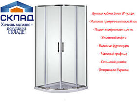 Душова кабіна Sansa Prima SP-90/15 90х90 см скло прозоре 6 мм.