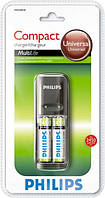 Зарядное устройство для аккумуляторов Philips Multilife SCB1280NB (+ 2xАА 2450 mAh)