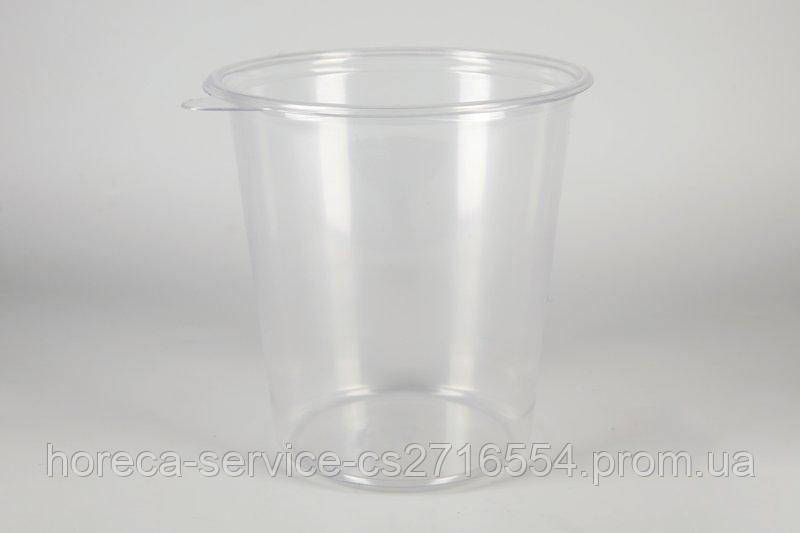 Контейнер РЕТ круглий прозорий 1200 мл., фото 1