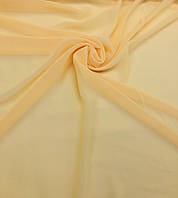 Ткань Шифон цвет Бежевый (ш 150 см) для платьев, юбок ,блузок ,сарафанов, платков, бандан.