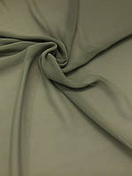 Ткань Шифон однотонный оливковый (ш 150 см) для пошива блузок, юбок, бальных платьев