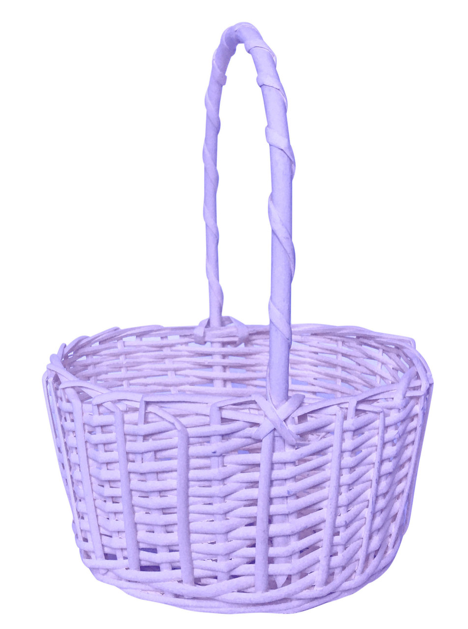 Кошик з лози (5667F), бузкова