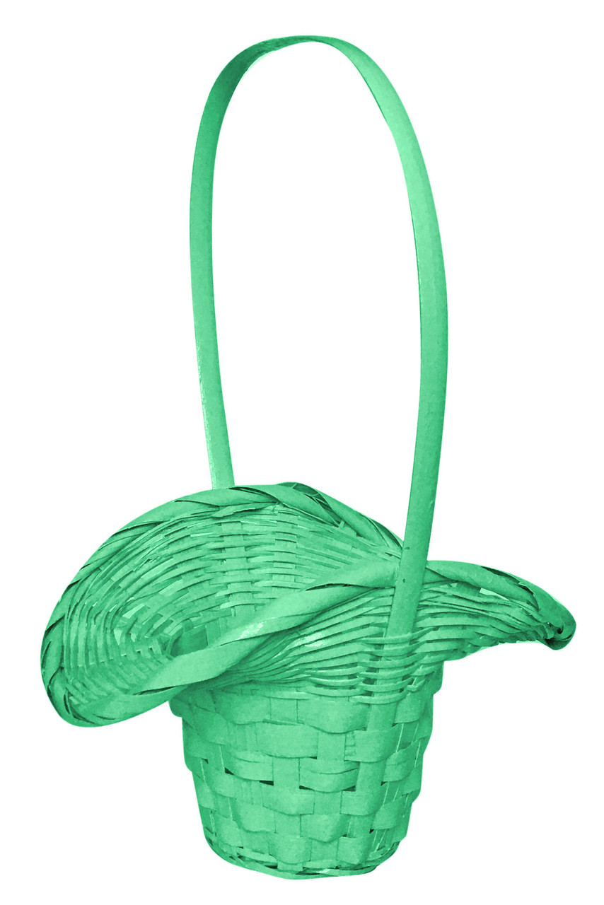 Кошик з лози (448/4) салатова (32х19,5см)