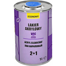 Автомобільний акриловий Лак Novol ECONOMY MS 1 л + затверджувач 0,5 л