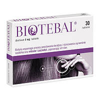 Biotebal 5mg — для зміцнення волосся й нігтів, 30 таблеток