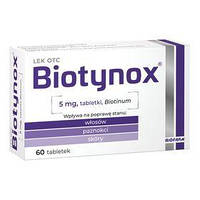 Biotynox (Біотинокс) 5 mg — для шкіри, волосся й нігтів 60 таблеток