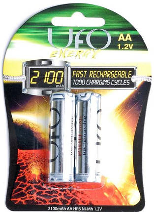 АКУМУЛЯТОРИ UFO HR6 NI-MH 2100MAH, фото 1