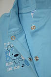 Бодик для новонароджених BD-19-23-2 "Ведмежатки" (Квіт: Бірюза, Розміри — 56, 62), фото 9