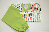Дитяча піжама для хлопчика (Квіт: Зелений, Розміри — 98), фото 4