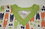 Дитяча піжама для хлопчика (Квіт: Зелений, Розміри — 98), фото 6