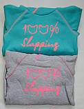 Дитяча толстовка для дівчинки TL-19-37 *Написи* (колір: Сірий, Розміри — 110, 116), фото 5