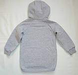 Дитяча толстовка для дівчинки TL-19-37 *Написи* (колір: Сірий, Розміри — 110, 116), фото 3