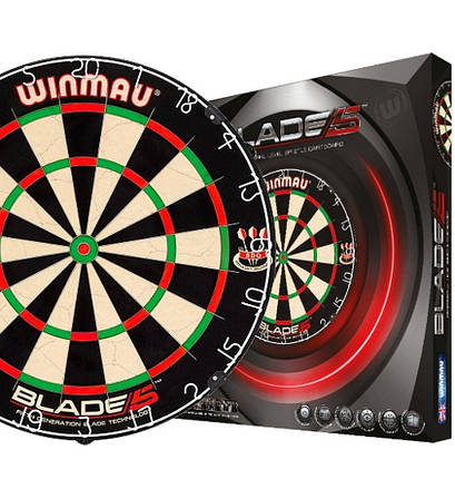 Професійна мішень дартс Winmau Blade5 Англія + лінія для кидка + стартові дротики + точилка, фото 2