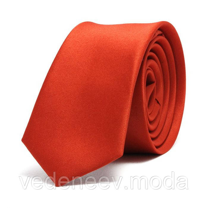 Червоний вузький краватку , мікрофібра високої якості