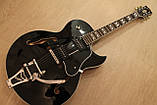 Напівакустична гітара Gibson ES 175 Black Bigsby China, фото 4