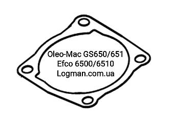 Оригінальна прокладка циліндра Oleo-Mac GS650,651/Efco 6500,6510