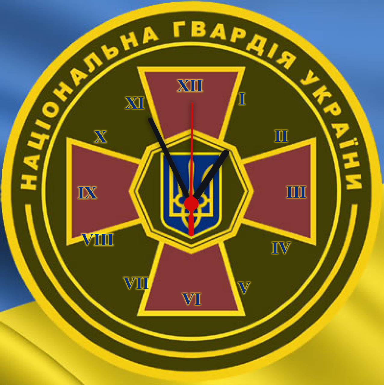 Настінні годинники МДФ "НГУ" кварцові