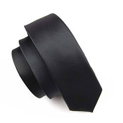 Чорний вузький краватку , мікрофібра високої якості