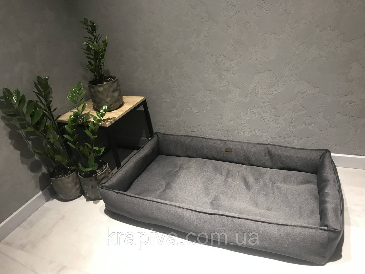 Лежанка для собаки, кота, лежак для собаки, кота, спальне місце МЕБЛЕВА ЗНОСОСТІЙКА ТКАНИНА, фото 1