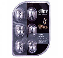 Вітаміни для волосся Ellips Silky Black 6*1 мл