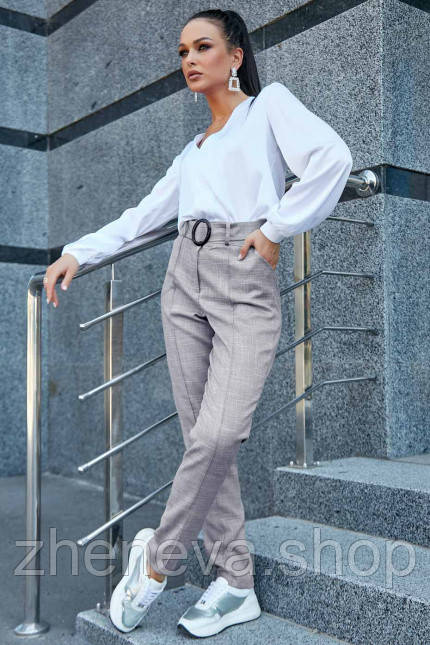 Штани стильні льон, фото 1