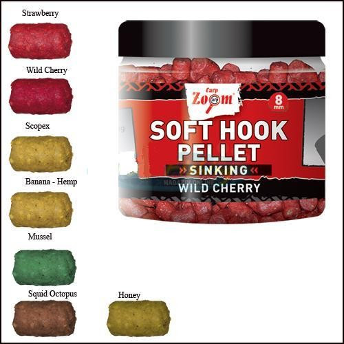 Бойл прикормовий CARP ZOOM Soft Hook Pellet 8 mm, 100 g, "Scopex Sinking"