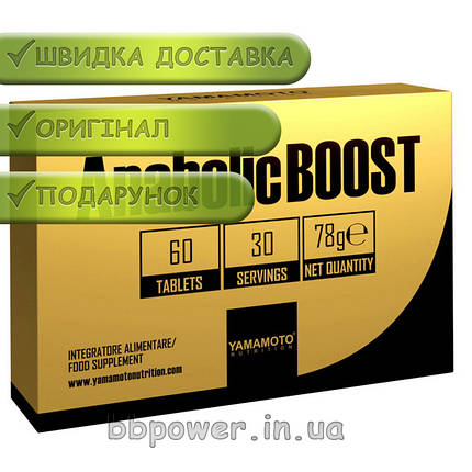 Бустер тестостерону Yamamoto Anabolic BOOST 60 таб, фото 2