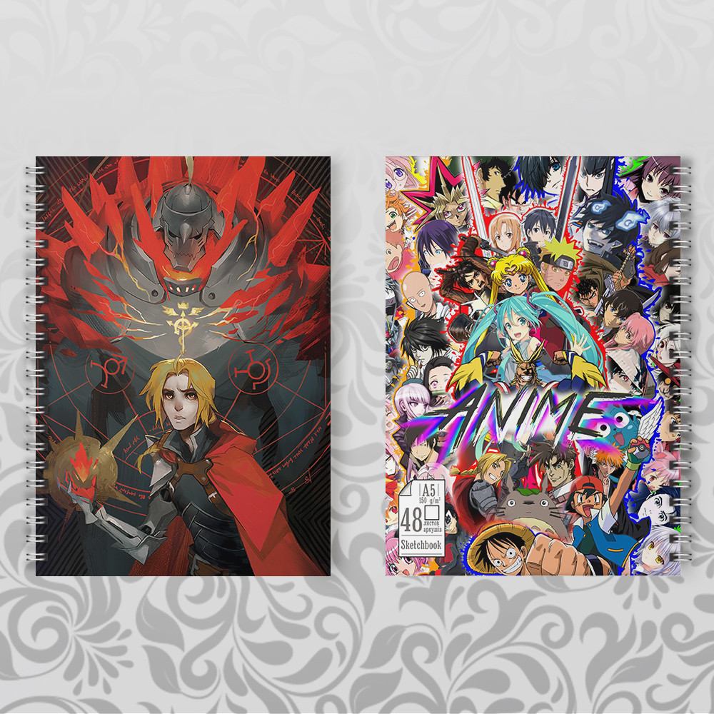 Скетчбук Аніме Fullmetal Alchemist 002