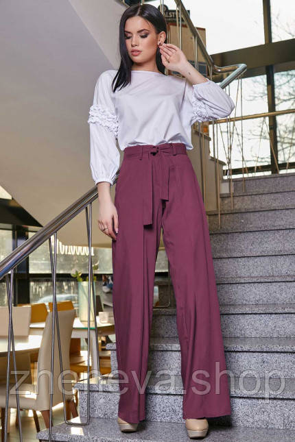 Штани стильні широкі, фото 1