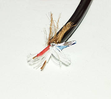 Кабель мікрофон. 2ж, d6,0мм Sound Pro JY-2097, корич.-прозор. 7-1093