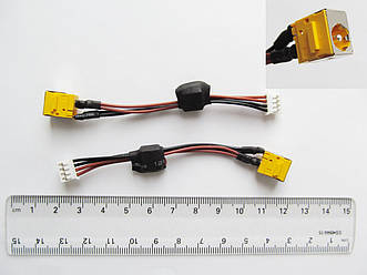 Роз'єм живлення з кабелем для Acer PJ047G (5.5 mm x 1.7 мм), 4-pin, 10 см