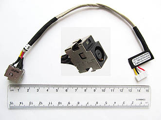 Роз'єм живлення з кабелем для HP PJ064 (7.4 mm x 5.0 mm + center pin), 5(4)-pin, 21 см