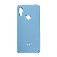 Чохол Silicone Case Premium для Xiaomi Redmi Note 7 / 7 Pro Azure (закритий низ)