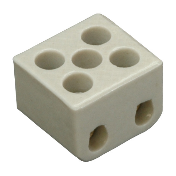 Клемна колодка для світильників керамічна SEZ 6311-06 2х2,5мм2, фото 1