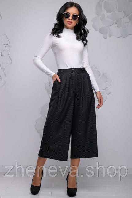 Штани-кюлоти чорні, фото 1