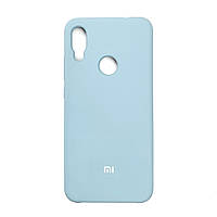 Silicone Case Premium на Xiaomi Redmi Note 7 / Note 7 Pro Light Blue