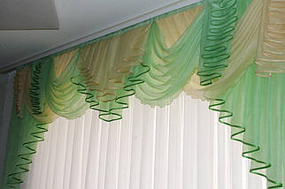 Ламбрекен шифоновий №177 3м зал спальня, фото 4