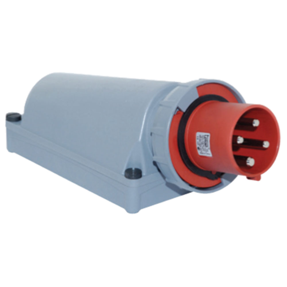 Разъем силовой: вилка накладная, 125А, 4 полюса 3p+e, IP67, цена 3400 ...