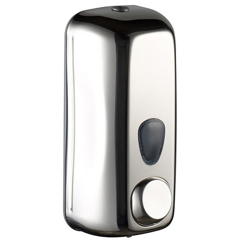 Дозатор рідкого мила, 0.55 л, глянсовий, неірж.сталь.  A71400AP, фото 1